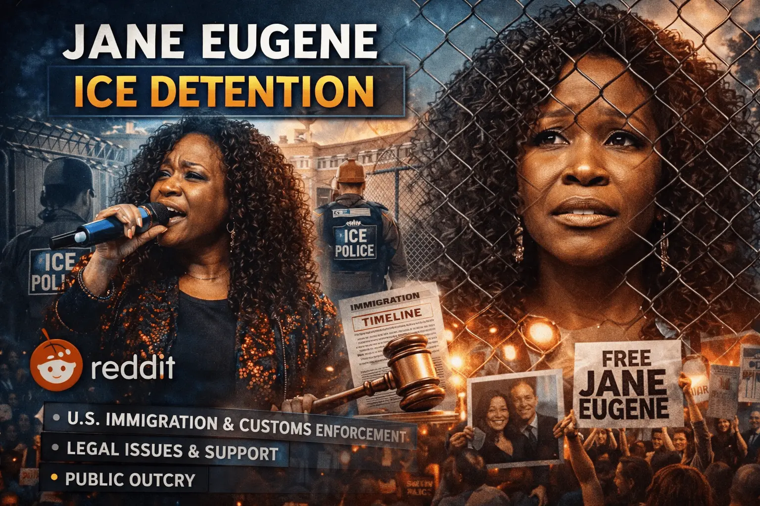 Jane Eugene ICE Detention Update 2026: Loose Ends Singer's Legal Battle 1 Jane Eugene ICE Detention