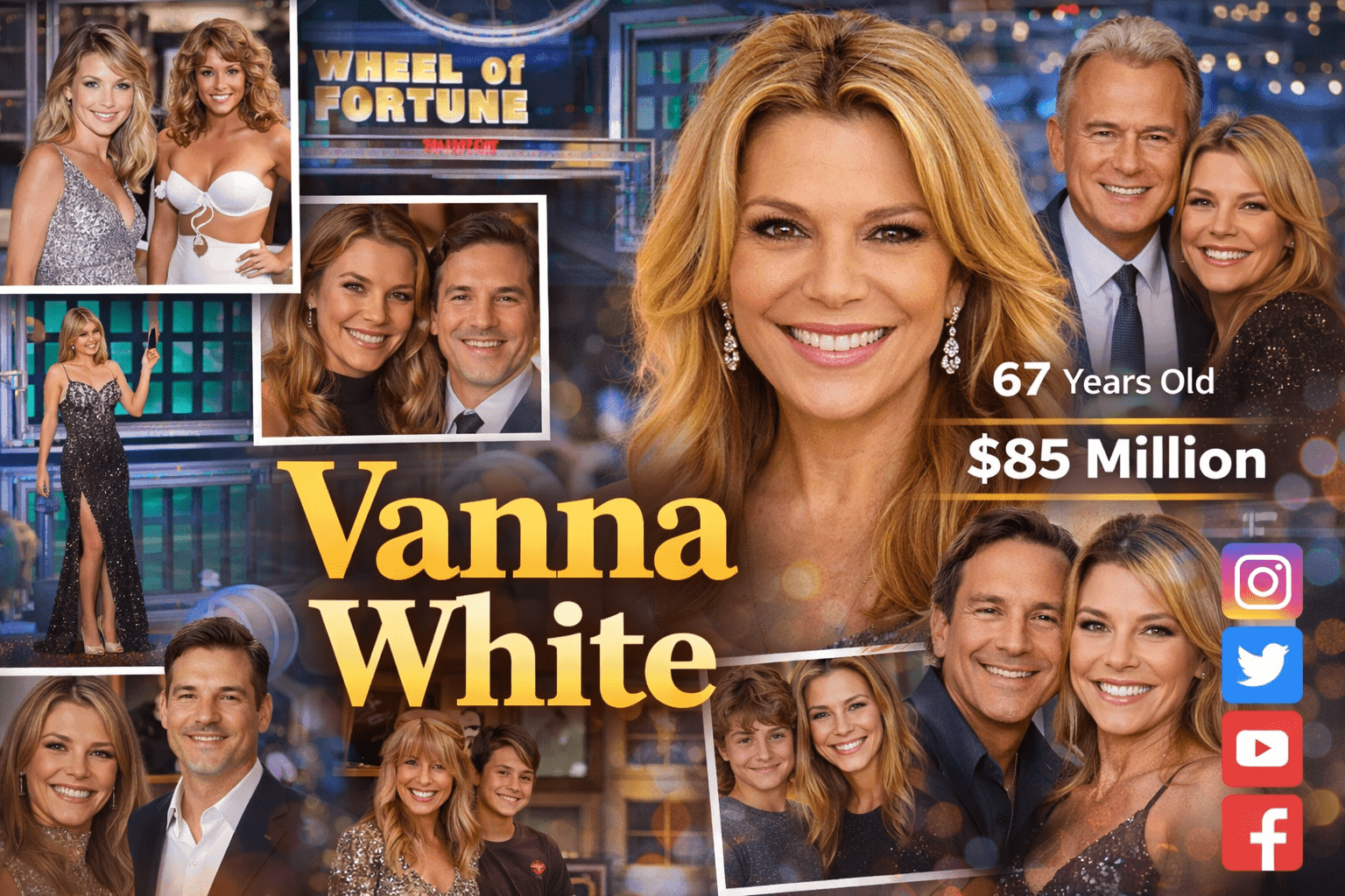 Vanna White 2026: Age, Net Worth, Husband John Donaldson & Career Updates 1 Vanna White