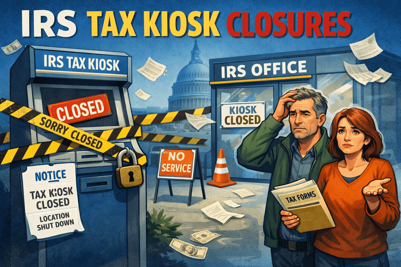 Why Are IRS Tax Kiosk Closures Happening Now? 1 IRS Tax Kiosk Closures