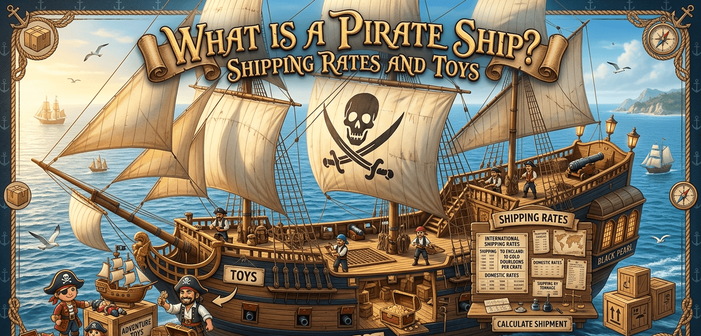 What Is A Pirate Ship? Shipping Rates And Toys 1 Pirate Ship