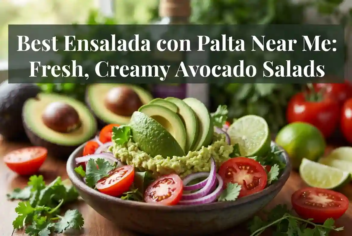 Best Ensalada con Palta Near Me: Fresh, Creamy Avocado Salads 1 Best Ensalada con Palta Near Me